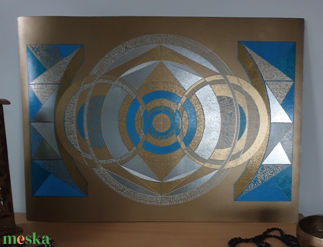 Szakrális geometria - művészet - festmény - akril - Meska.hu Szakrális geometria - művészet - festmény - akril - Meska.hu
