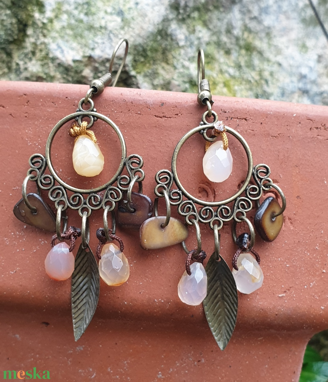 Vonzerő és önbizalom fülbevaló  - ékszer - fülbevaló - lógó fülbevaló - Meska.hu