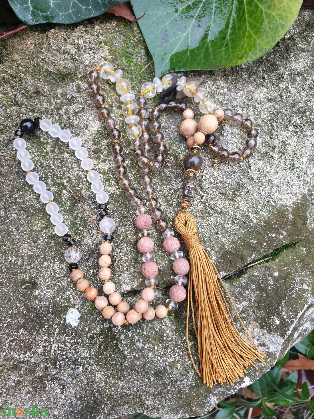 Személyes erömben vagyok  108 szemes mala  - otthon & életmód - dekoráció - spiritualitás - mala - Meska.hu