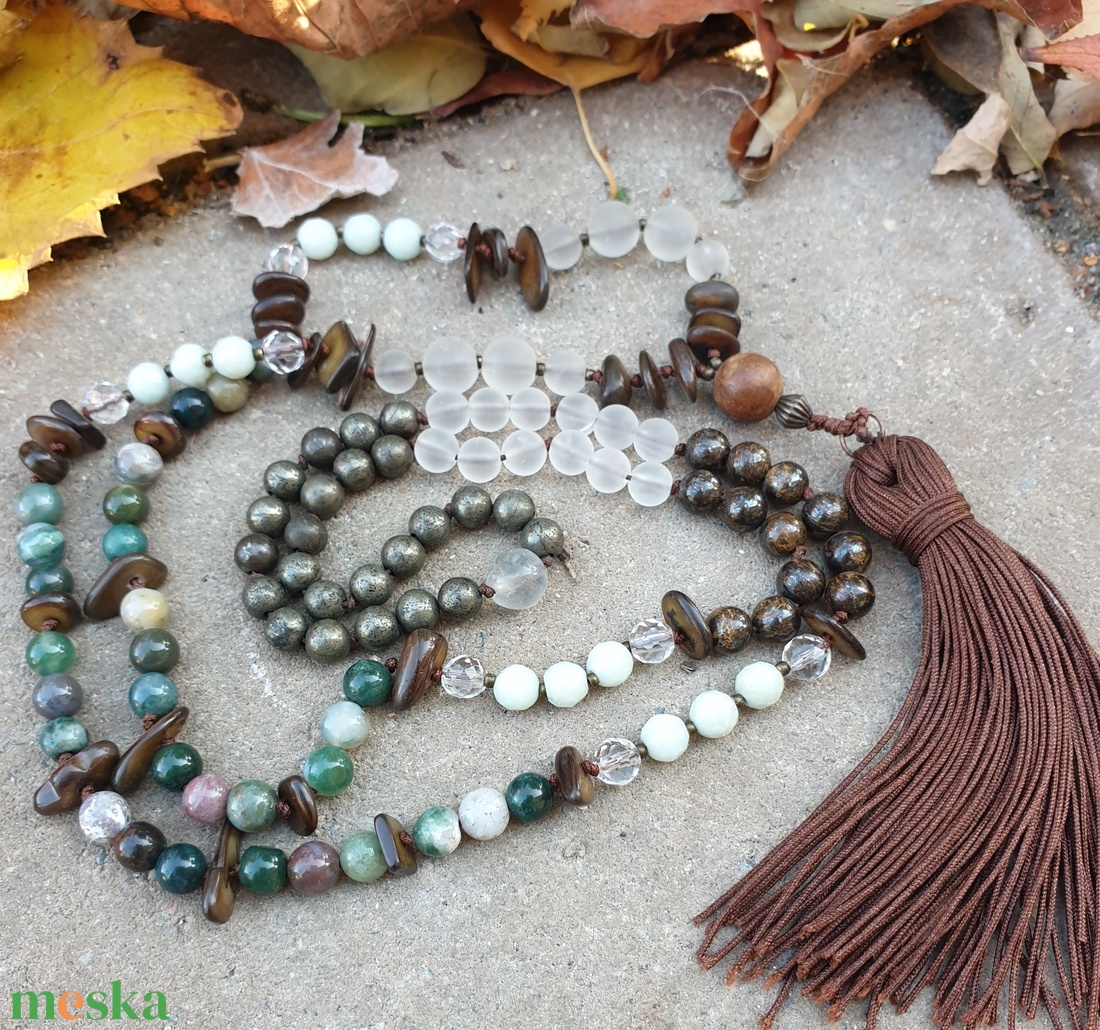 A telihold békéje Mala - ékszer - nyaklánc - bojtos nyaklánc - Meska.hu