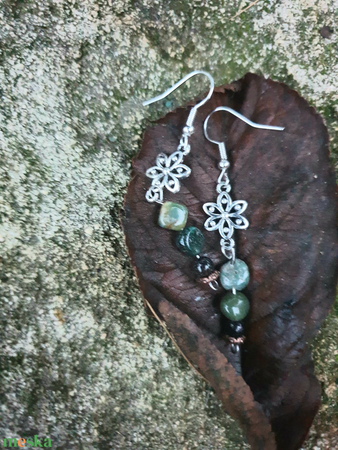 Harmónikus lélek   fülbevaló  - ékszer - fülbevaló - lógó fülbevaló - Meska.hu