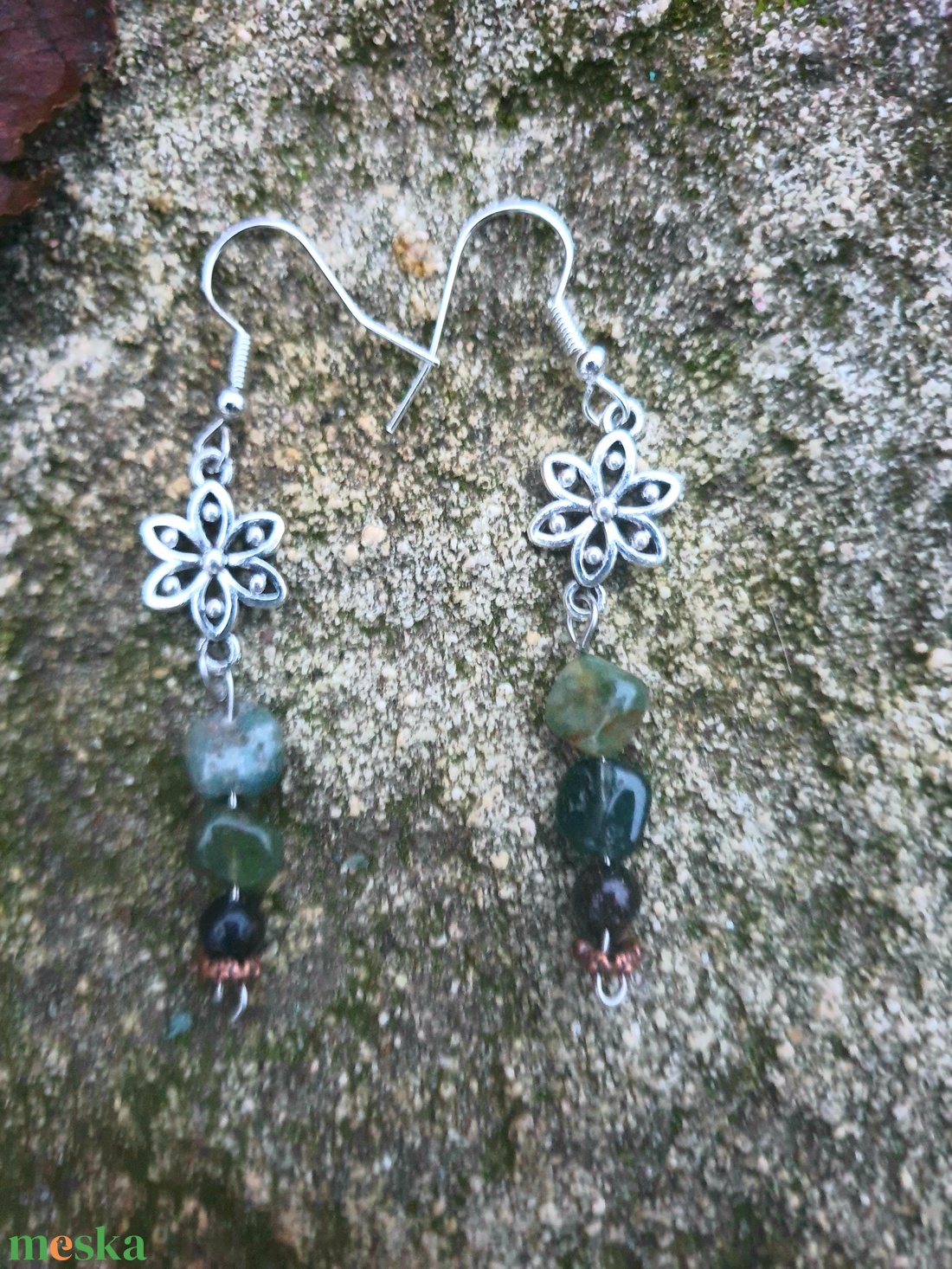 Harmónikus lélek   fülbevaló  - ékszer - fülbevaló - lógó fülbevaló - Meska.hu