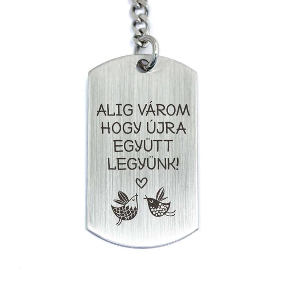 Újra együtt acél medálos kulcstartó - táska & tok - kulcstartó & táskadísz - kulcstartó - Meska.hu Újra együtt acél medálos kulcstartó - táska & tok - kulcstartó & táskadísz - kulcstartó - Meska.hu