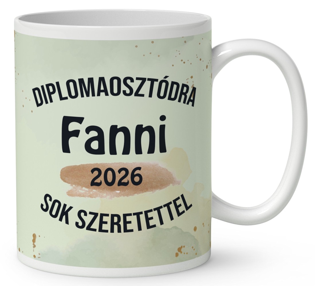 Névvel kérhető Kacsa - 2026 évi Ballagásra mintás bögre - otthon & életmód - konyhafelszerelés, tálalás - tálalás - bögre & csésze - Meska.hu