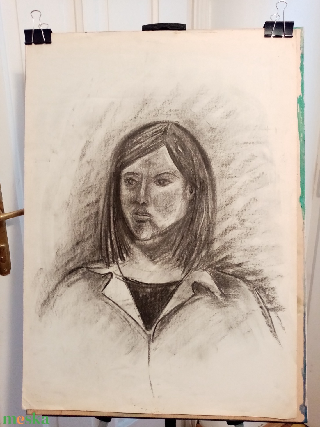 Szén rajz lányról - művészet - grafika & illusztráció - faszén - Meska.hu Szén rajz lányról - művészet - grafika & illusztráció - faszén - Meska.hu