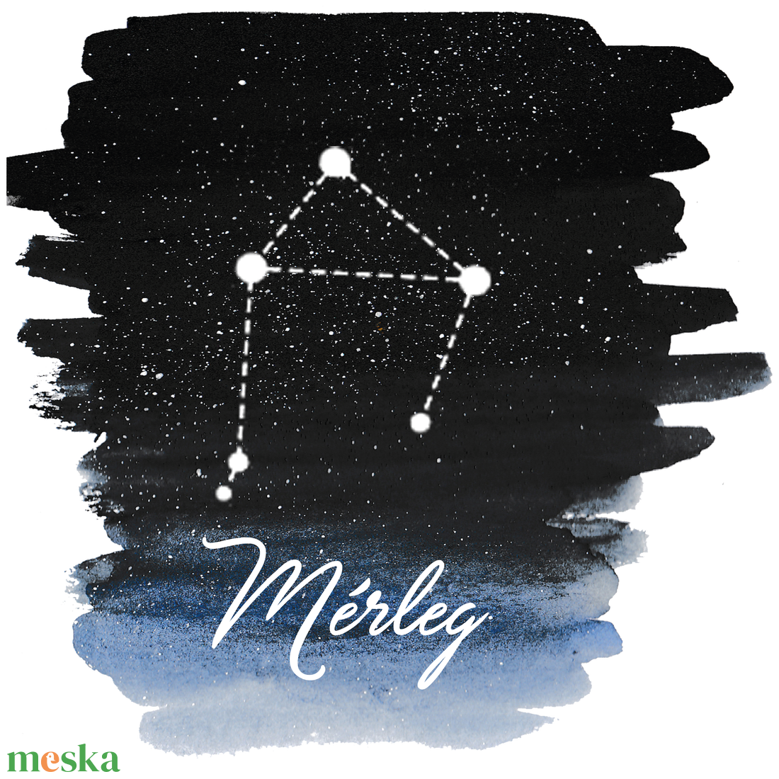 Mérleg csillagkép - ruha & divat - férfi ruha - póló - Meska.hu