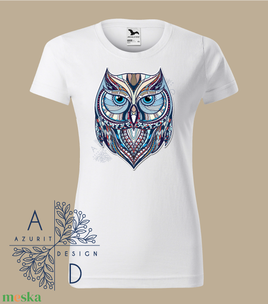Native owl - ruha & divat - férfi ruha - póló - Meska.hu