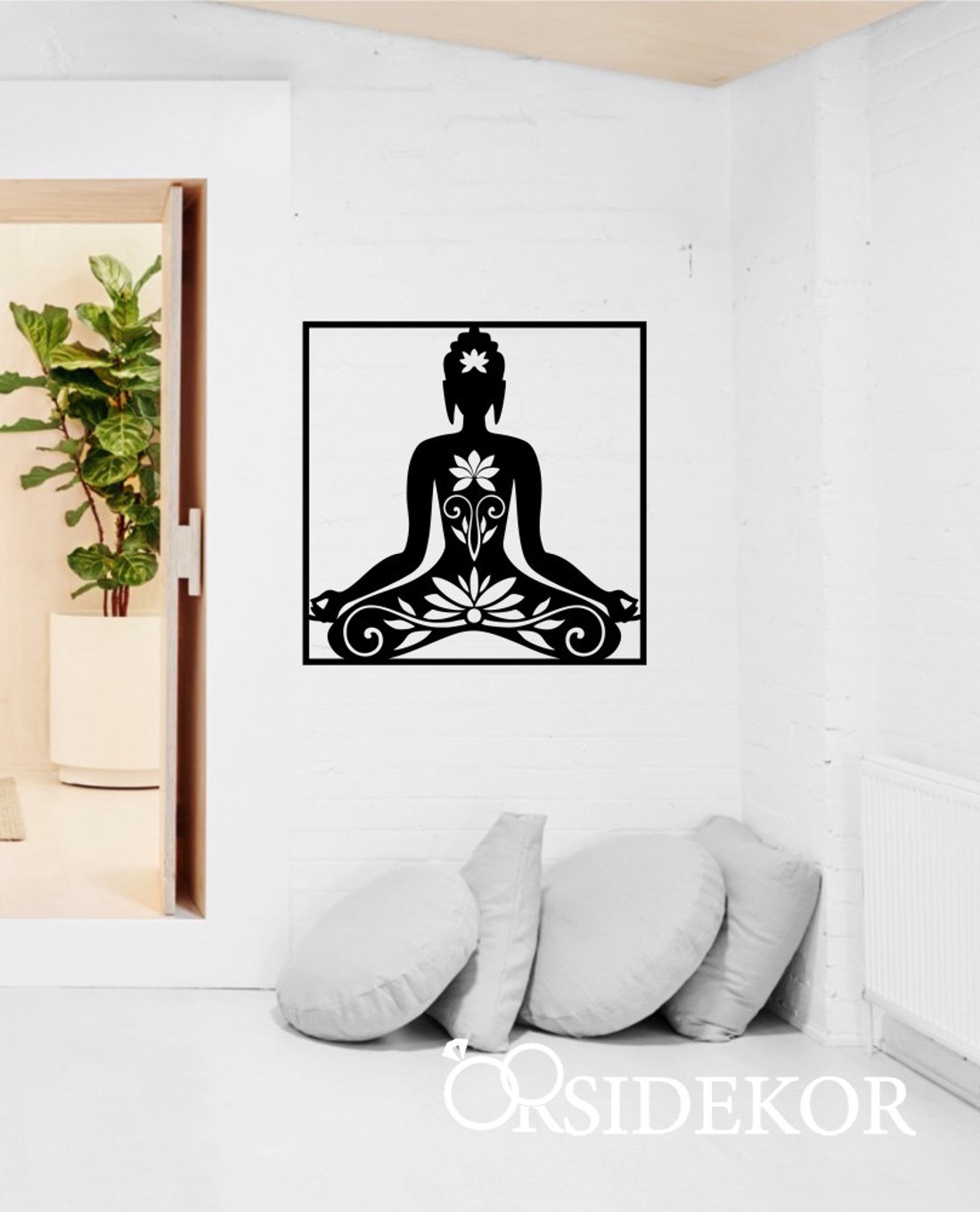 Buddha falikép fából - otthon & életmód - dekoráció - spiritualitás - mandala - Meska.hu