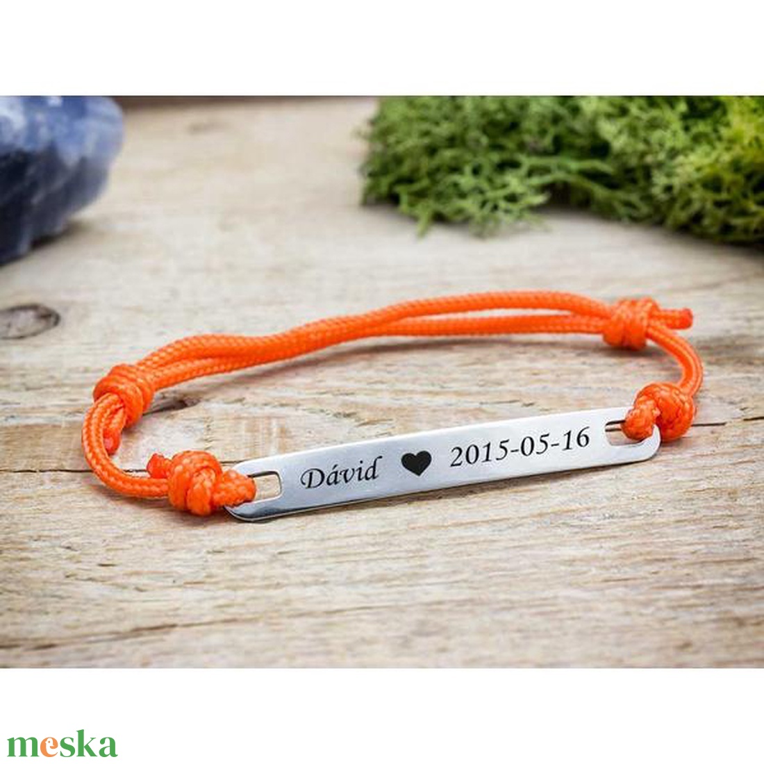 Gyermekem egyedi lapbetétes narancssárga microcord karkötő - ékszer - karkötő - névre szóló karkötő - Meska.hu Gyermekem egyedi lapbetétes narancssárga microcord karkötő - ékszer - karkötő - névre szóló karkötő - Meska.hu