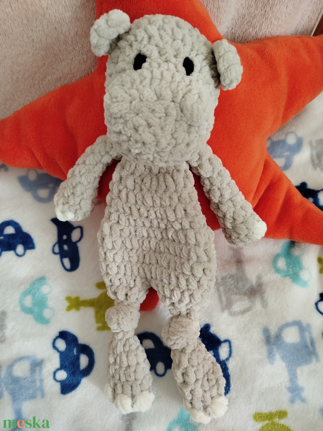 Horgolt víziló szundipajti  - játék & sport - plüssállat & játékfigura - más figura - Meska.hu