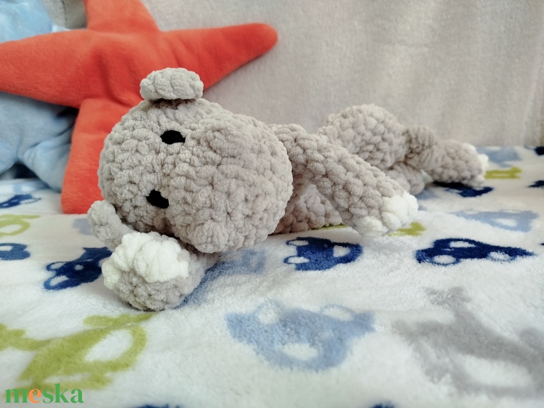 Horgolt víziló szundipajti  - játék & sport - plüssállat & játékfigura - más figura - Meska.hu