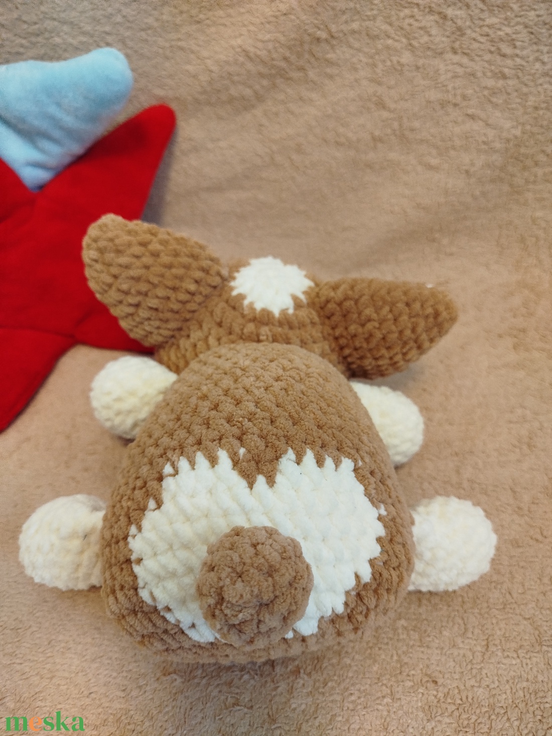 Horgolt cogie kutyus - játék & sport - plüssállat & játékfigura - kutya - Meska.hu