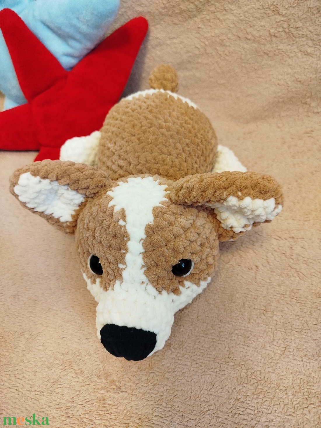 Horgolt cogie kutyus - játék & sport - plüssállat & játékfigura - kutya - Meska.hu