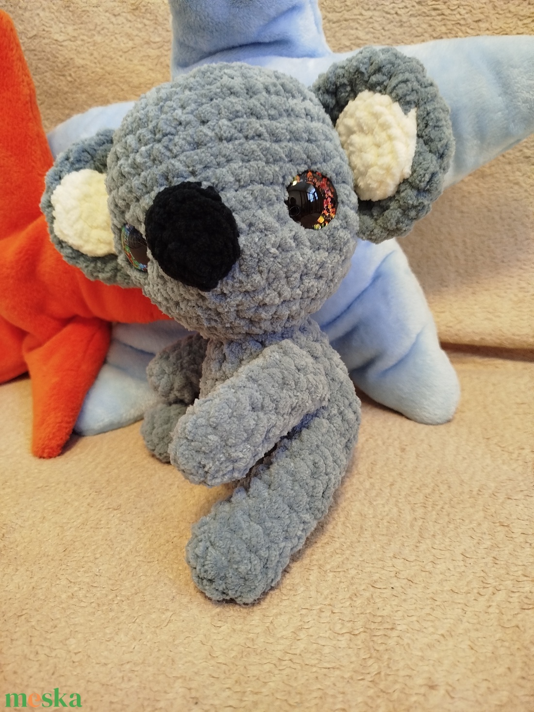 Horgolt koala - játék & sport - plüssállat & játékfigura - más figura - Meska.hu