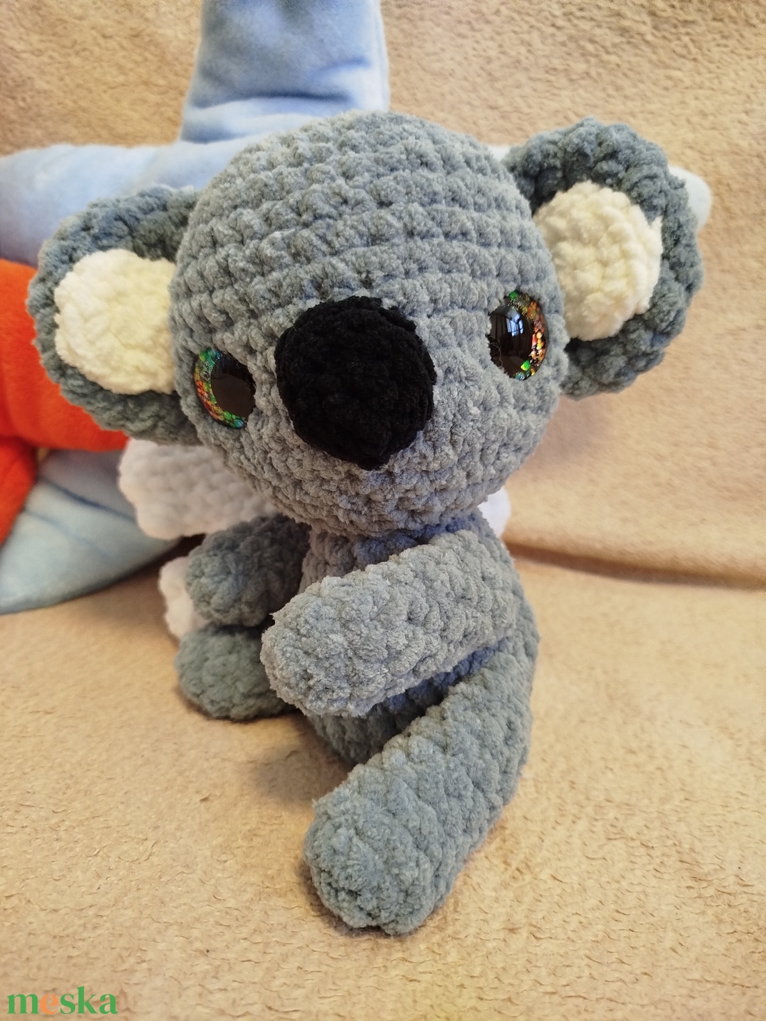 Horgolt koala - játék & sport - plüssállat & játékfigura - más figura - Meska.hu