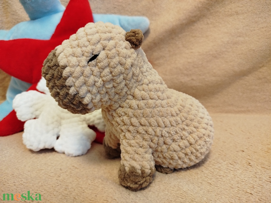 Horgolt kapibara - játék & sport - plüssállat & játékfigura - más figura - Meska.hu