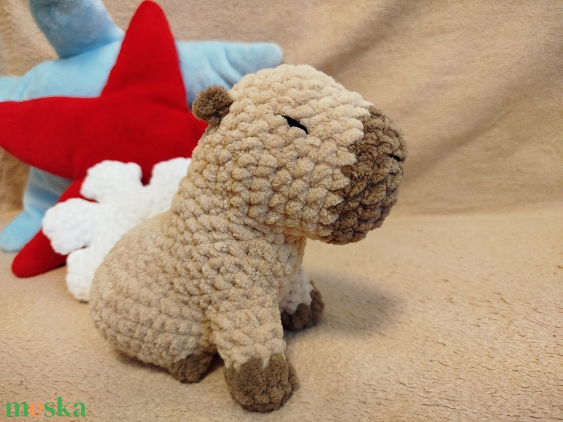 Horgolt kapibara - játék & sport - plüssállat & játékfigura - más figura - Meska.hu