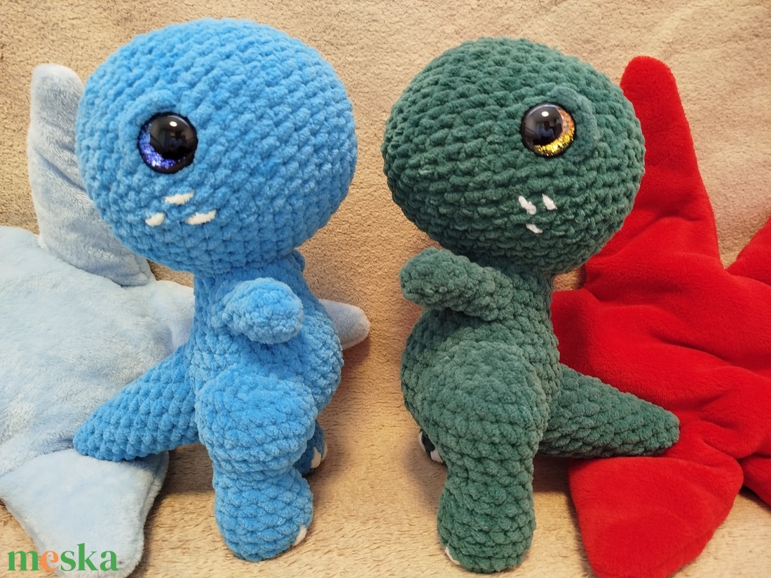 Horgolt T-rex - játék & sport - plüssállat & játékfigura - plüss dínók - Meska.hu