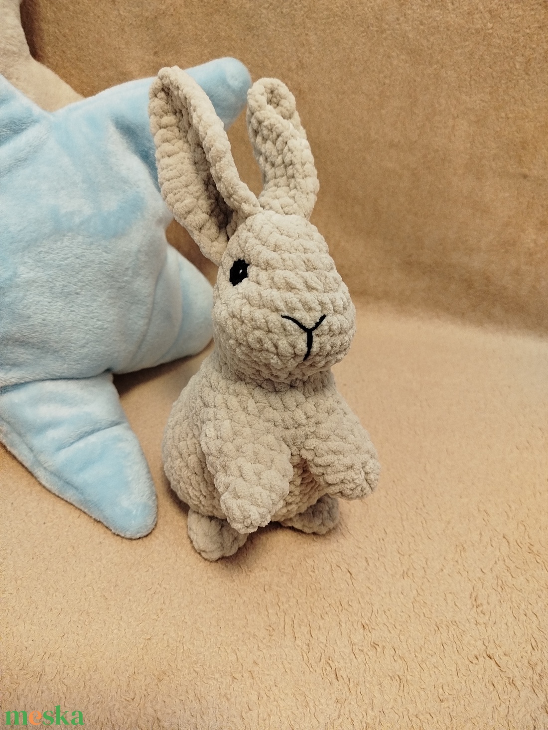 Horgolt nyuszi - játék & sport - plüssállat & játékfigura - nyuszi - Meska.hu