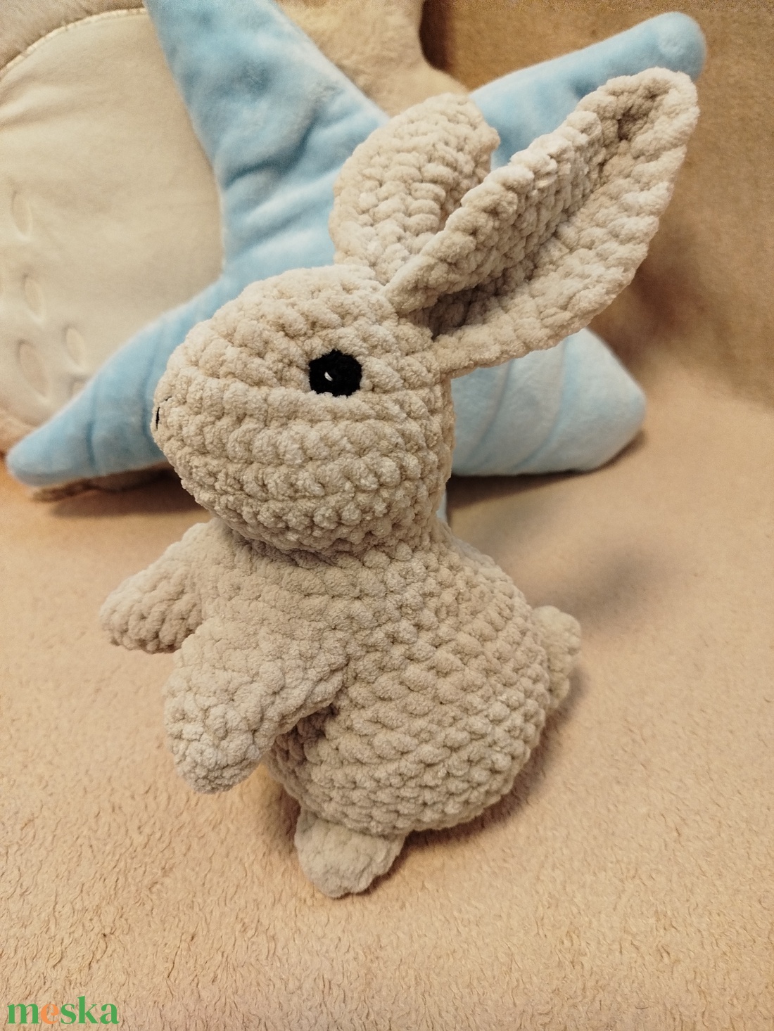 Horgolt nyuszi - játék & sport - plüssállat & játékfigura - nyuszi - Meska.hu