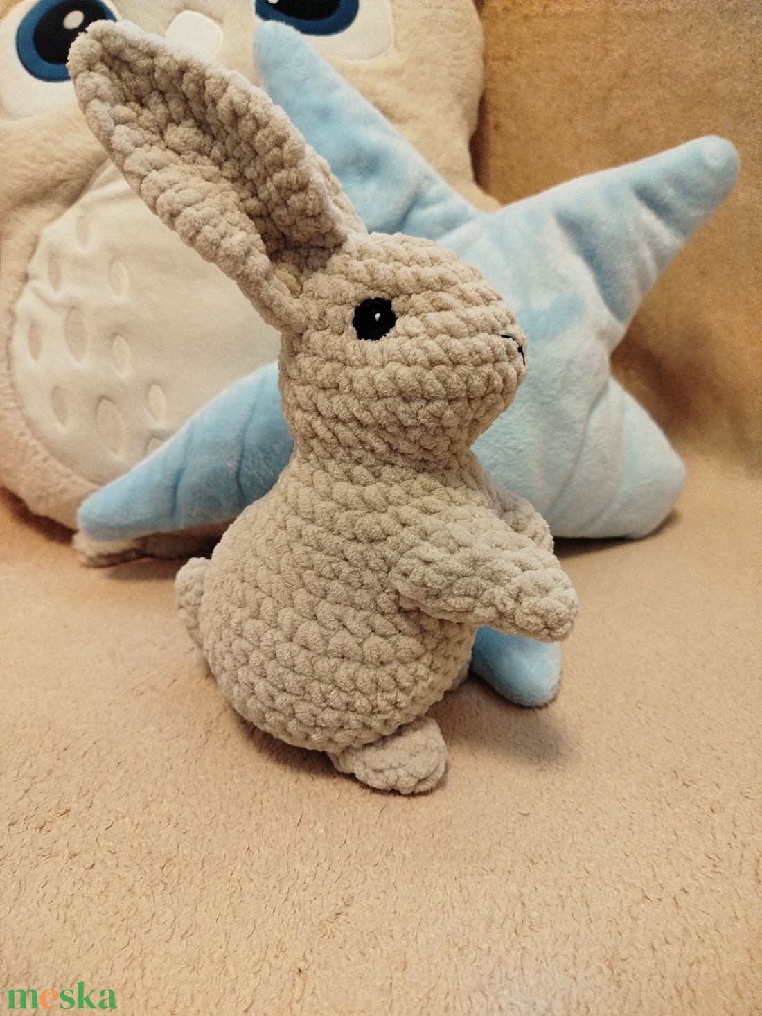 Horgolt nyuszi - játék & sport - plüssállat & játékfigura - nyuszi - Meska.hu