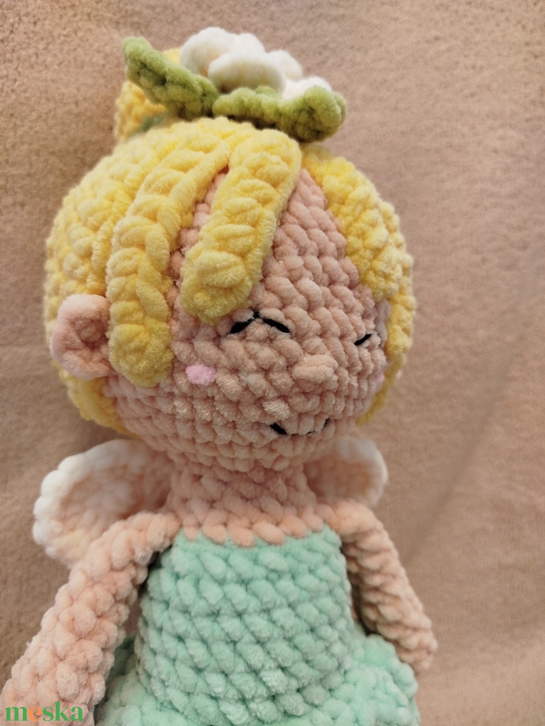 Horgolt tündér - játék & sport - plüssállat & játékfigura - más figura - Meska.hu