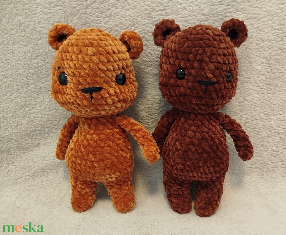 Horgolt maci - játék & sport - plüssállat & játékfigura - maci - Meska.hu