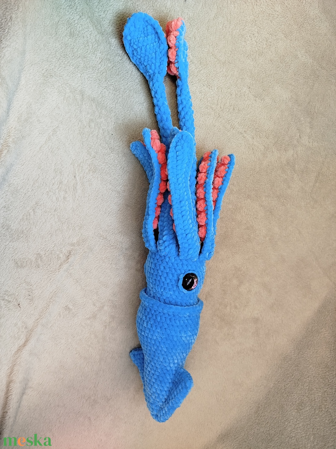 Horgolt ÓRIÁS TINTAHAL - játék & sport - plüssállat & játékfigura - más figura - Meska.hu