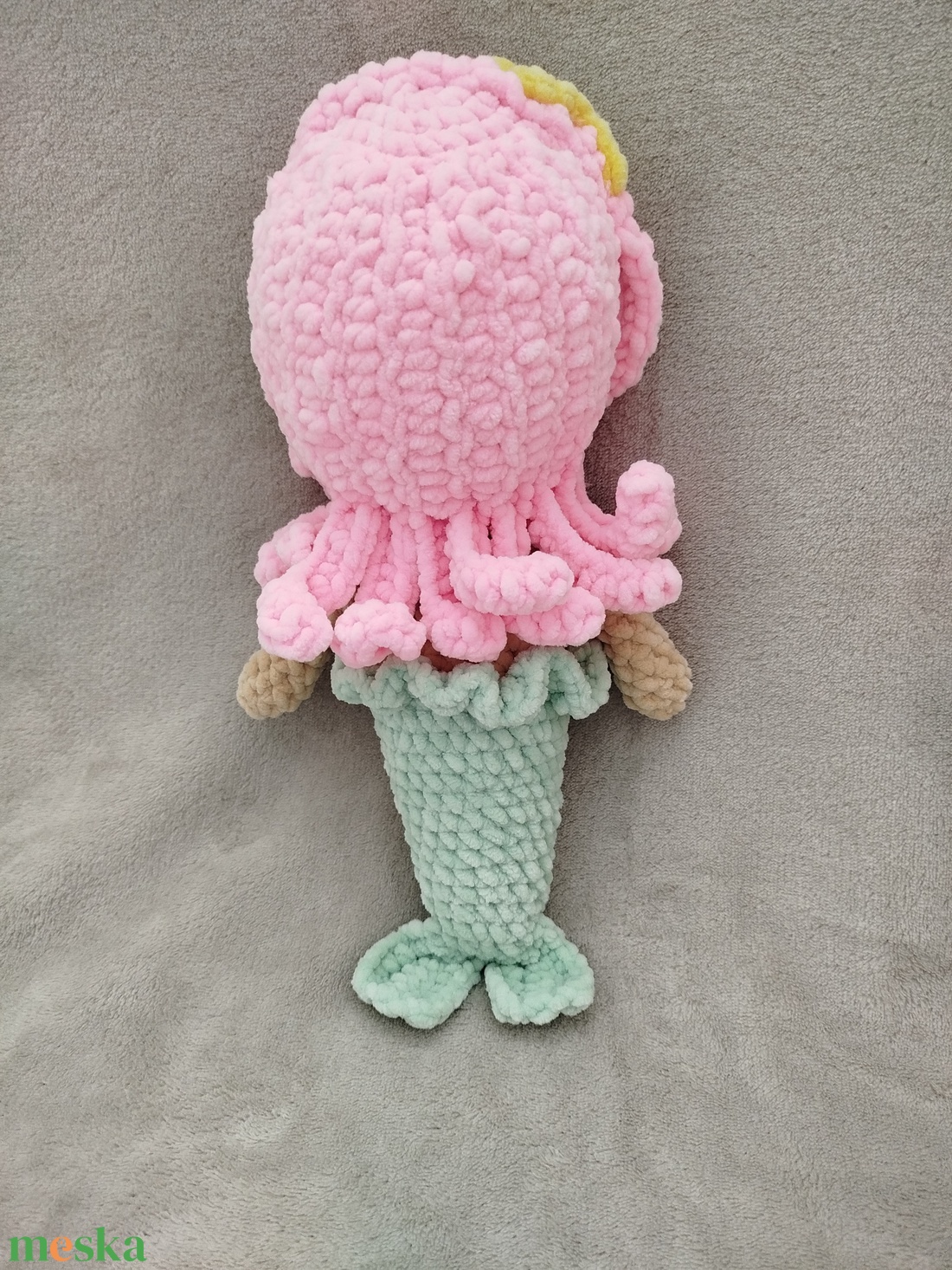 Horgolt hableány - játék & sport - plüssállat & játékfigura - más figura - Meska.hu