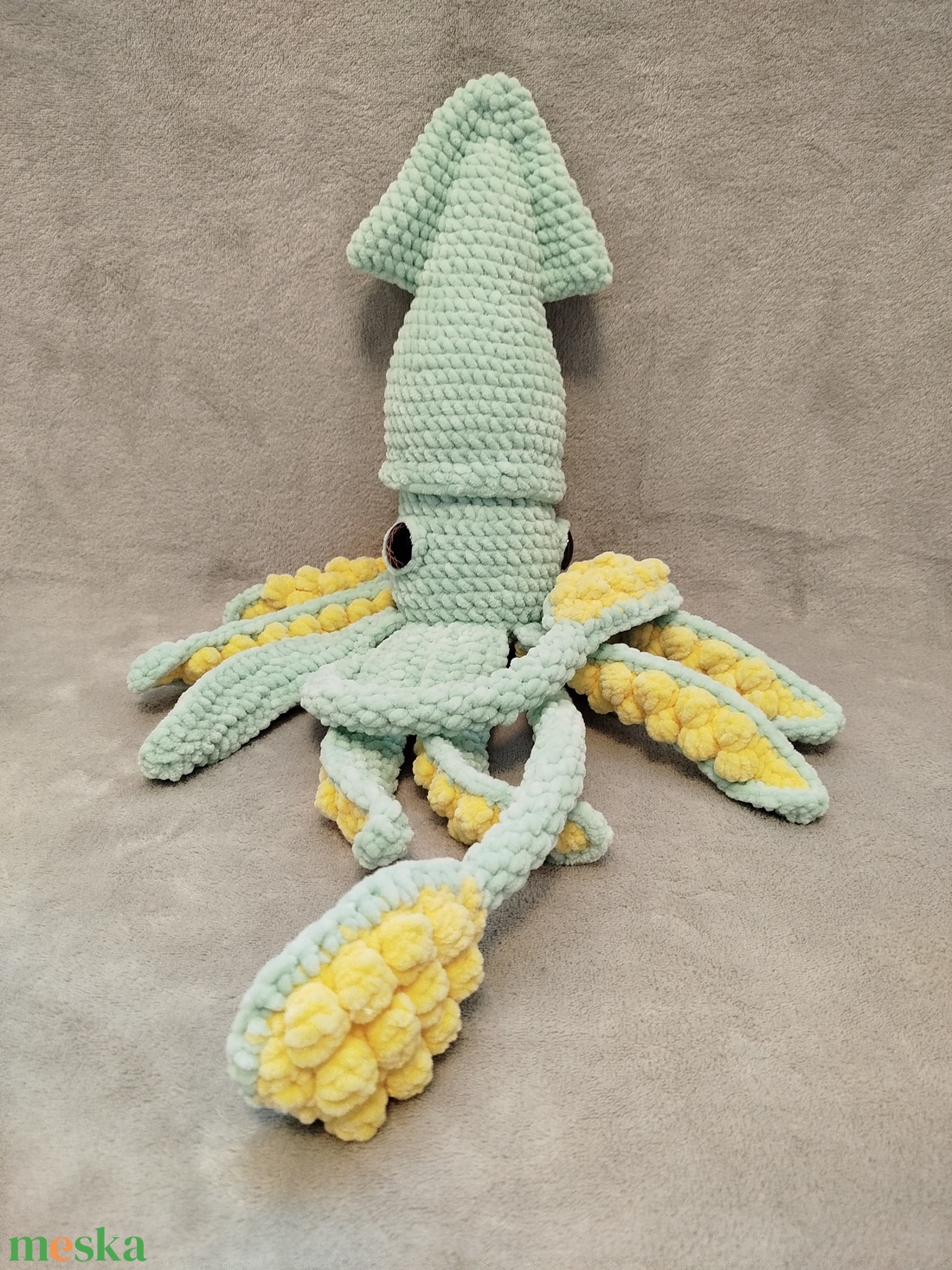 Horgolt óriás tintahal - játék & sport - plüssállat & játékfigura - más figura - Meska.hu