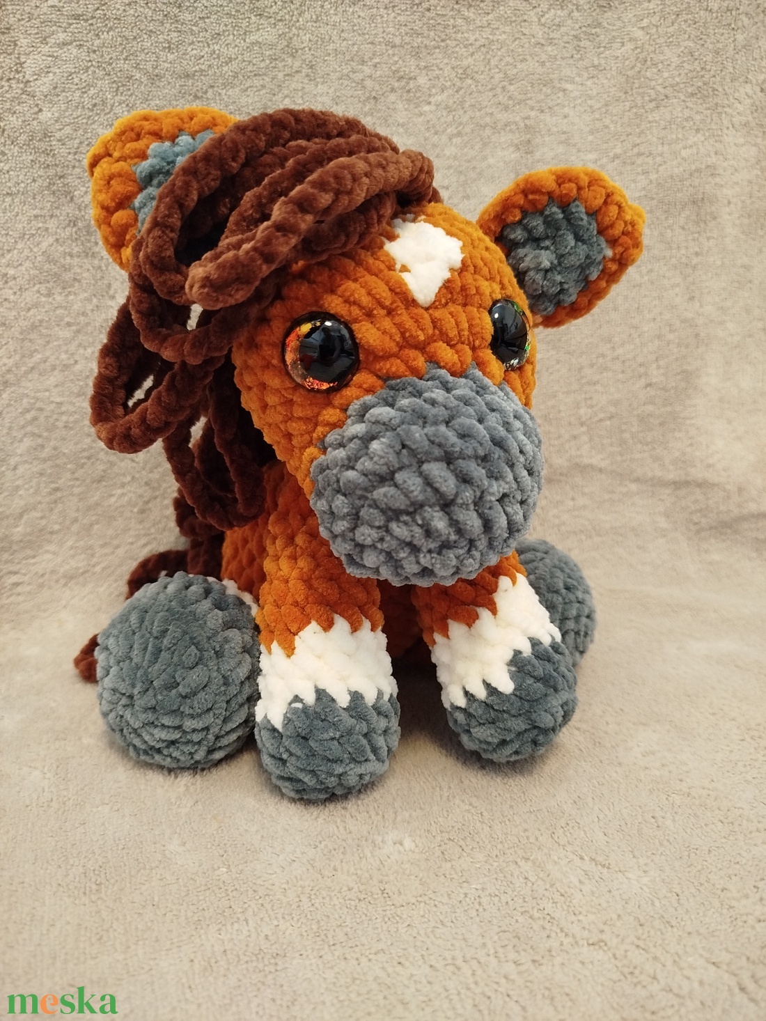 Horgolt lovacska - játék & sport - plüssállat & játékfigura - ló - Meska.hu