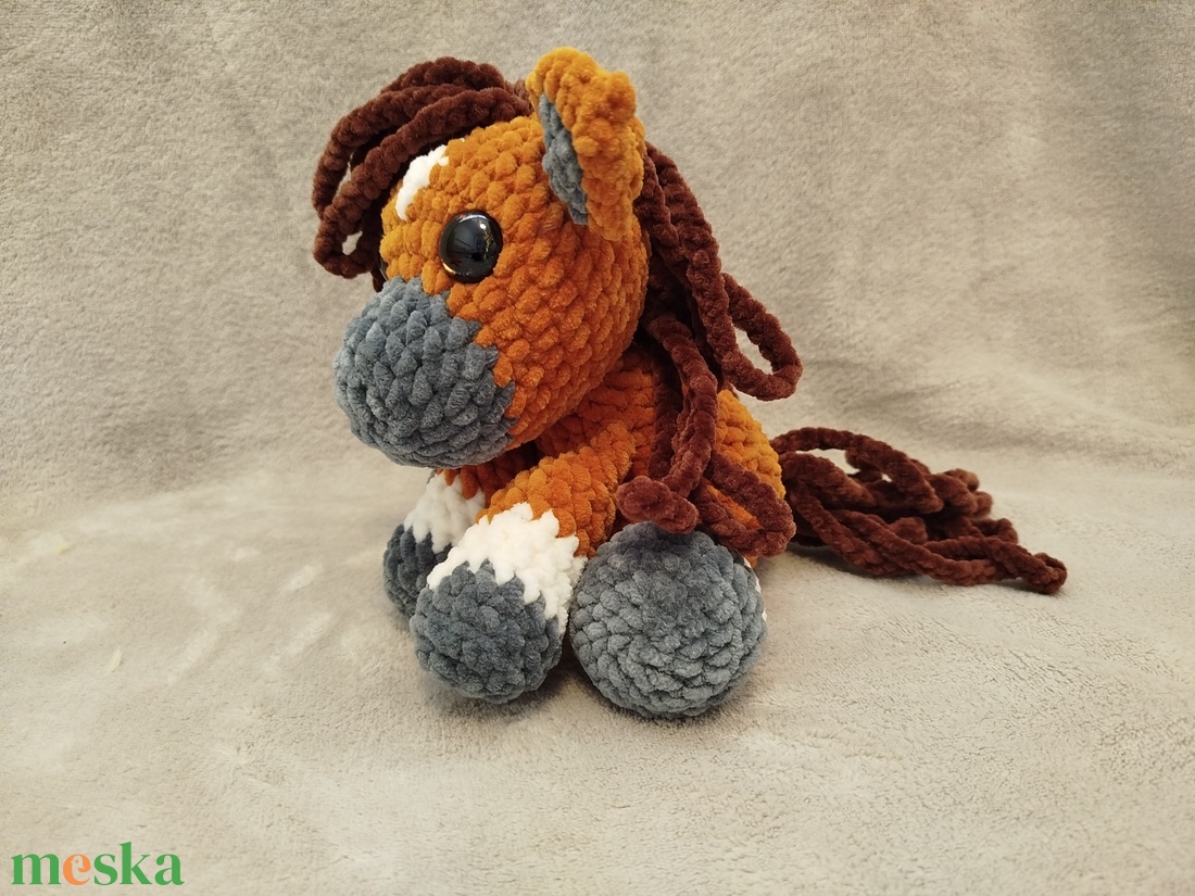 Horgolt lovacska - játék & sport - plüssállat & játékfigura - ló - Meska.hu