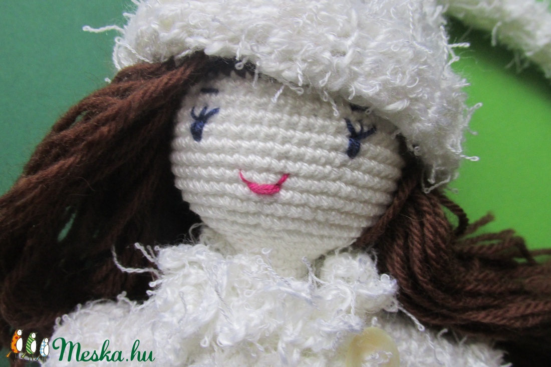 Szidónia baba - amigurumi baba - horgolt baba - öltöztethető horgolt baba - játék & sport - baba & babaház - öltöztethető baba - Meska.hu