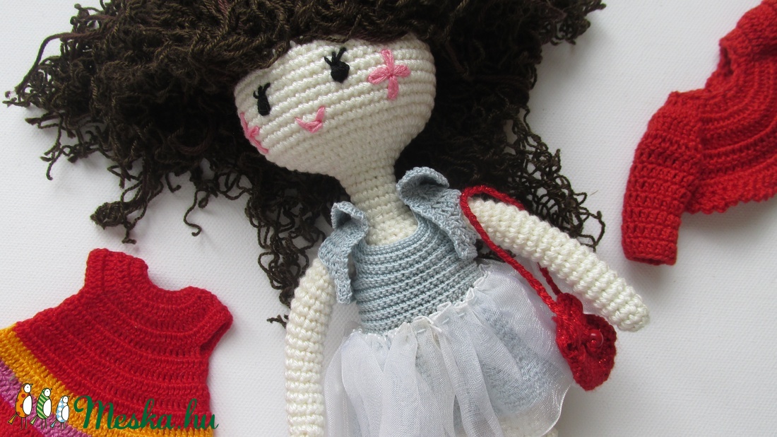 Valéria baba - amigurumi baba - horgolt baba - öltöztetős baba - játékbaba - babajáték - - Meska.hu Valéria baba - amigurumi baba - horgolt baba - öltöztetős baba - játékbaba - babajáték - - Meska.hu