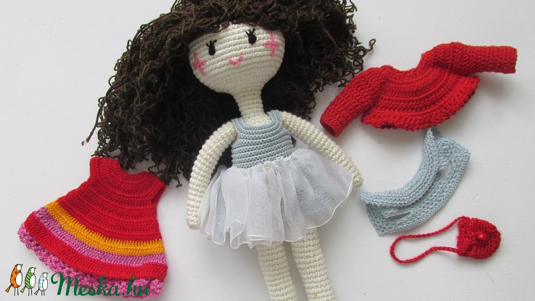 Valéria baba - amigurumi baba - horgolt baba - öltöztetős baba - játékbaba - babajáték - - Meska.hu Valéria baba - amigurumi baba - horgolt baba - öltöztetős baba - játékbaba - babajáték - - Meska.hu