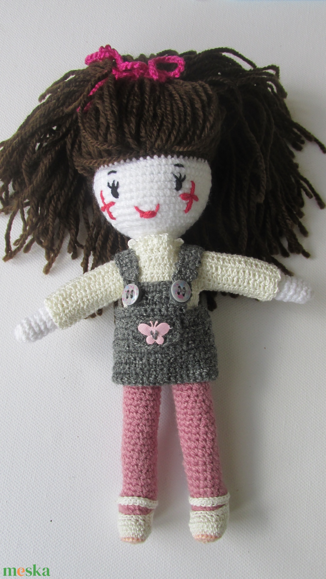 Berta baba - amigurumi baba - horgolt baba - baba ruhatárral - játék & sport - baba & babaház - öltöztethető baba - Meska.hu Berta baba - amigurumi baba - horgolt baba - baba ruhatárral - játék & sport - baba & babaház - öltöztethető baba - Meska.hu