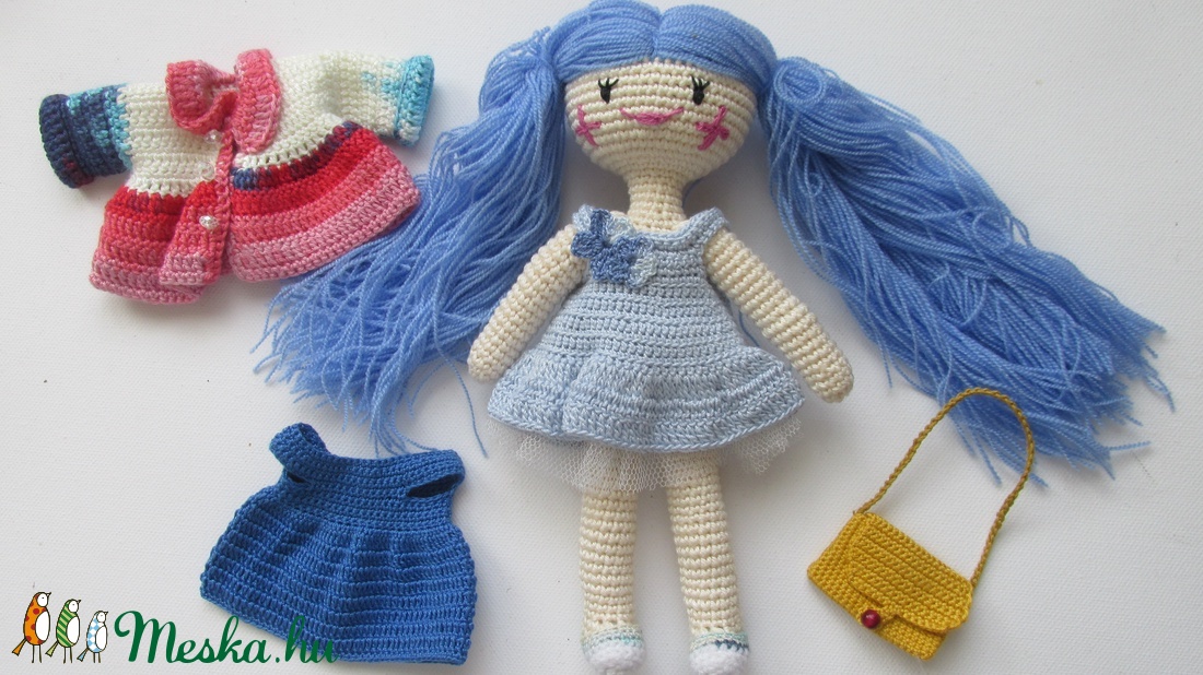 Melissza - amigurumi baba - horgolt baba - öltöztetős baba - játékbaba - játék & sport - baba & babaház - öltöztethető baba - Meska.hu Melissza - amigurumi baba - horgolt baba - öltöztetős baba - játékbaba - játék & sport - baba & babaház - öltöztethető baba - Meska.hu