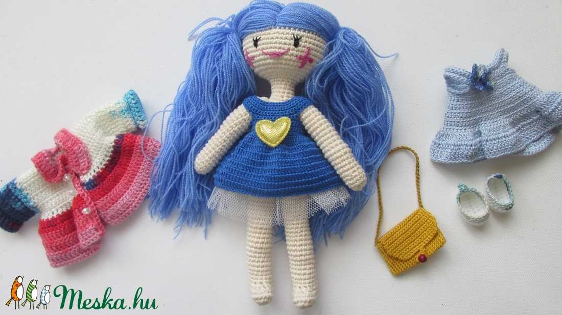 Melissza - amigurumi baba - horgolt baba - öltöztetős baba - játékbaba - játék & sport - baba & babaház - öltöztethető baba - Meska.hu Melissza - amigurumi baba - horgolt baba - öltöztetős baba - játékbaba - játék & sport - baba & babaház - öltöztethető baba - Meska.hu