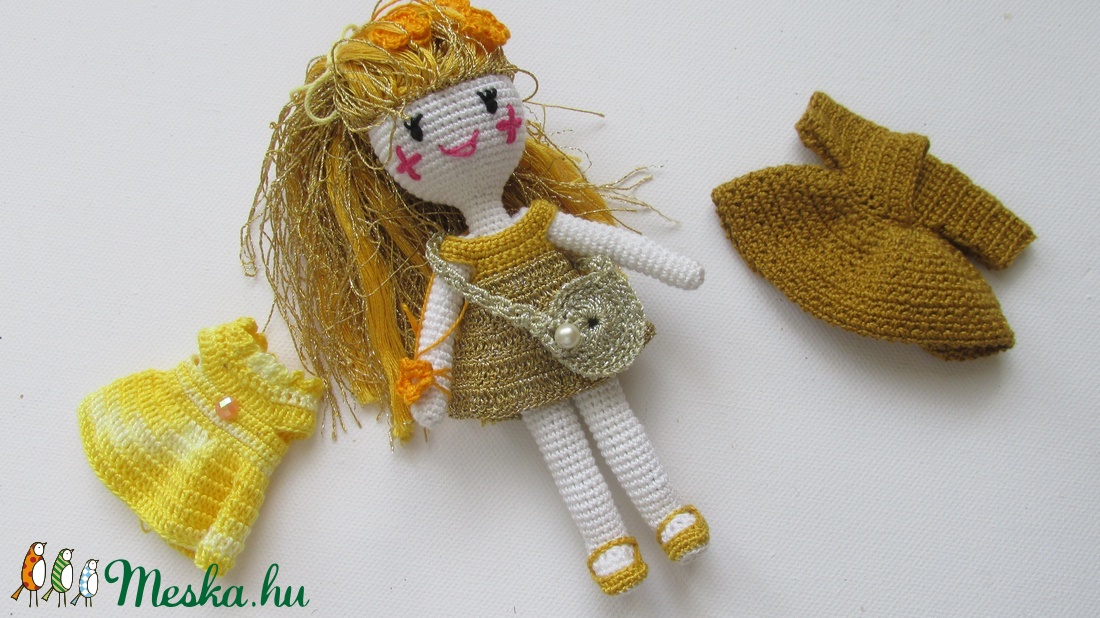 Aranyhaj Goldy - amigurumi baba - horgolt baba - öltöztetős baba - játékbaba - játék & sport - baba & babaház - öltöztethető baba - Meska.hu Aranyhaj Goldy - amigurumi baba - horgolt baba - öltöztetős baba - játékbaba - játék & sport - baba & babaház - öltöztethető baba - Meska.hu