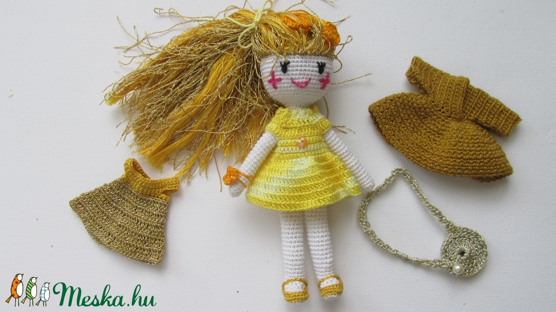 Aranyhaj Goldy - amigurumi baba - horgolt baba - öltöztetős baba - játékbaba - játék & sport - baba & babaház - öltöztethető baba - Meska.hu Aranyhaj Goldy - amigurumi baba - horgolt baba - öltöztetős baba - játékbaba - játék & sport - baba & babaház - öltöztethető baba - Meska.hu