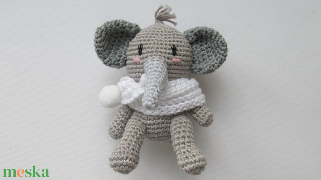 Adorján a kiselefánt - amigurumi elefánt - elefánt kabala - játék & sport - plüssállat & játékfigura - elefánt - Meska.hu Adorján a kiselefánt - amigurumi elefánt - elefánt kabala - játék & sport - plüssállat & játékfigura - elefánt - Meska.hu