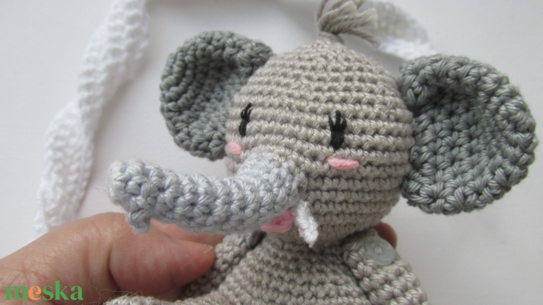 Adorján a kiselefánt - amigurumi elefánt - elefánt kabala - játék & sport - plüssállat & játékfigura - elefánt - Meska.hu Adorján a kiselefánt - amigurumi elefánt - elefánt kabala - játék & sport - plüssállat & játékfigura - elefánt - Meska.hu