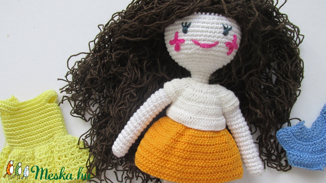 Flóra baba - amigurumi baba - horgolt baba - göndaörbababhorgolt baba ruhatárral - öltöztethető horgolt baba - játékbaba - játék & sport - baba & babaház - öltöztethető baba - Meska.hu Flóra baba - amigurumi baba - horgolt baba - göndaörbababhorgolt baba ruhatárral - öltöztethető horgolt baba - játékbaba - játék & sport - baba & babaház - öltöztethető baba - Meska.hu