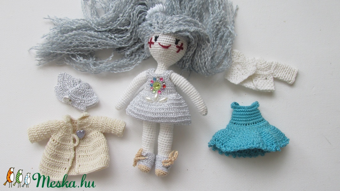 Yvonne a csillaglány - amigurumi baba - horgolt baba - öltöztethető horgolt baba - baba ruhatárral - ezüst hajú baba - játék & sport - baba & babaház - öltöztethető baba - Meska.hu Yvonne a csillaglány - amigurumi baba - horgolt baba - öltöztethető horgolt baba - baba ruhatárral - ezüst hajú baba - játék & sport - baba & babaház - öltöztethető baba - Meska.hu
