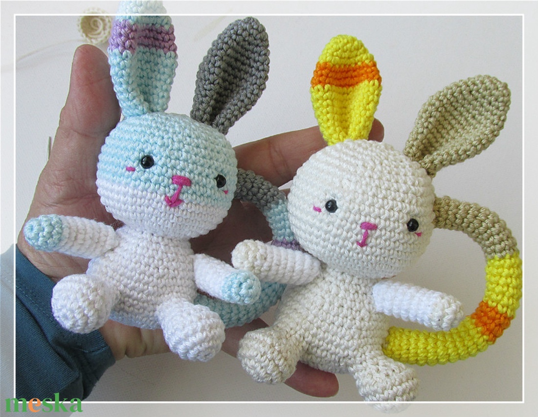 Amigurumi babacsörgő - amigurumi csörgő - amigurumi nyuszi - horgolt nyuszi - babajáték - nyuszicsörgő - játék & sport - 3 éves kor alattiaknak - csörgő - Meska.hu Amigurumi babacsörgő - amigurumi csörgő - amigurumi nyuszi - horgolt nyuszi - babajáték - nyuszicsörgő - játék & sport - 3 éves kor alattiaknak - csörgő - Meska.hu