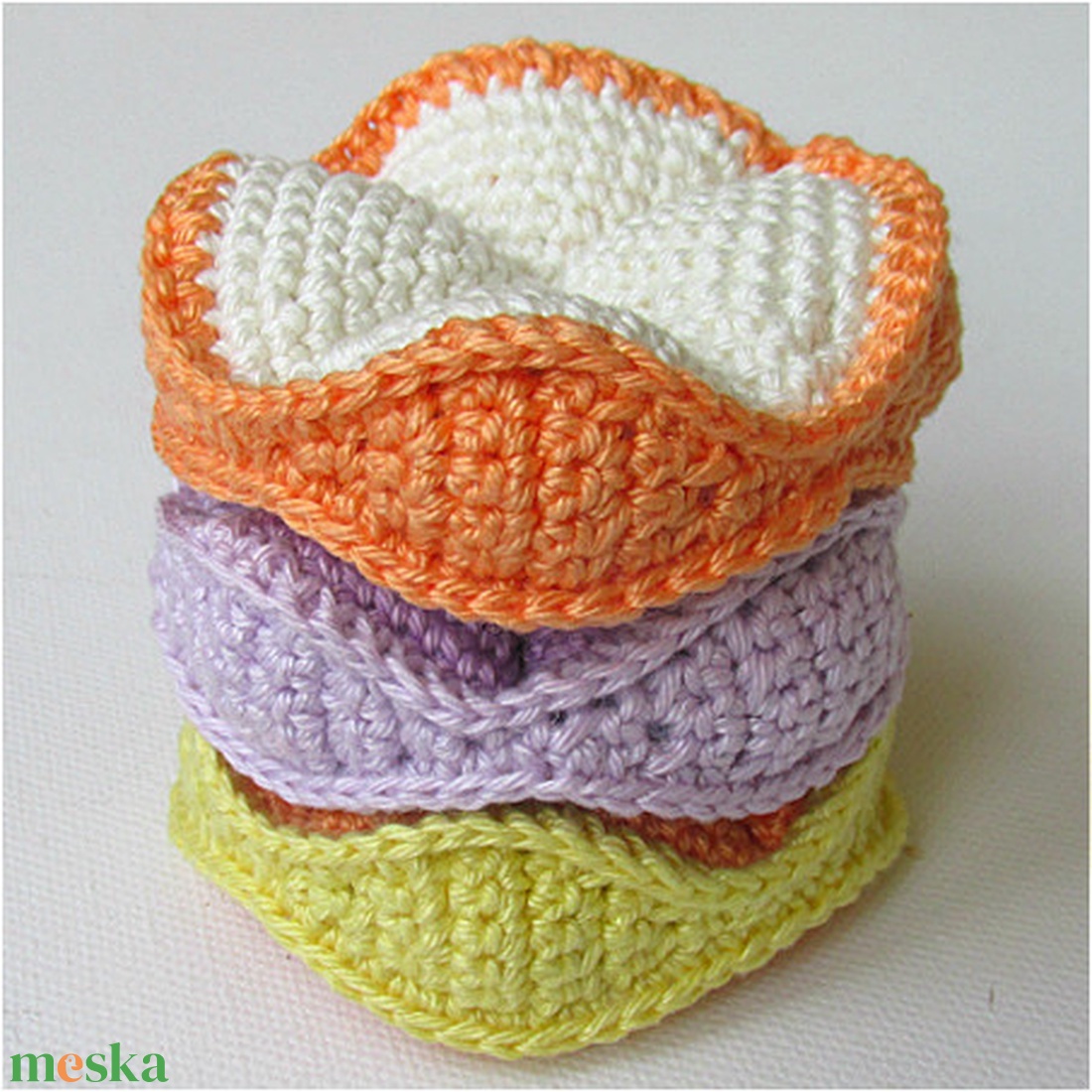 Montessori labda - horgolt babalabda - játék & sport - Meska.hu