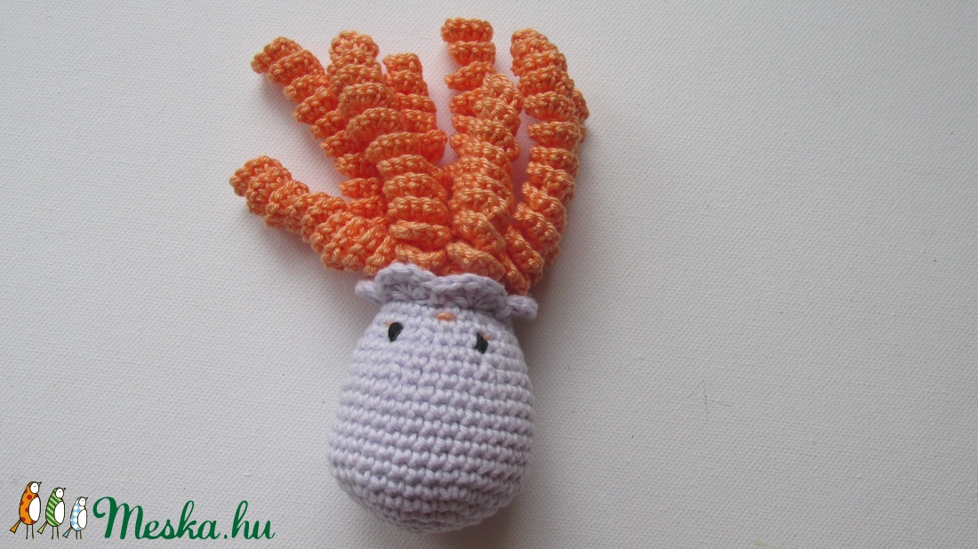 Baba játék - baby polip - amigurumi polip - horgolt polip - játék & sport - plüssállat & játékfigura - más figura - Meska.hu