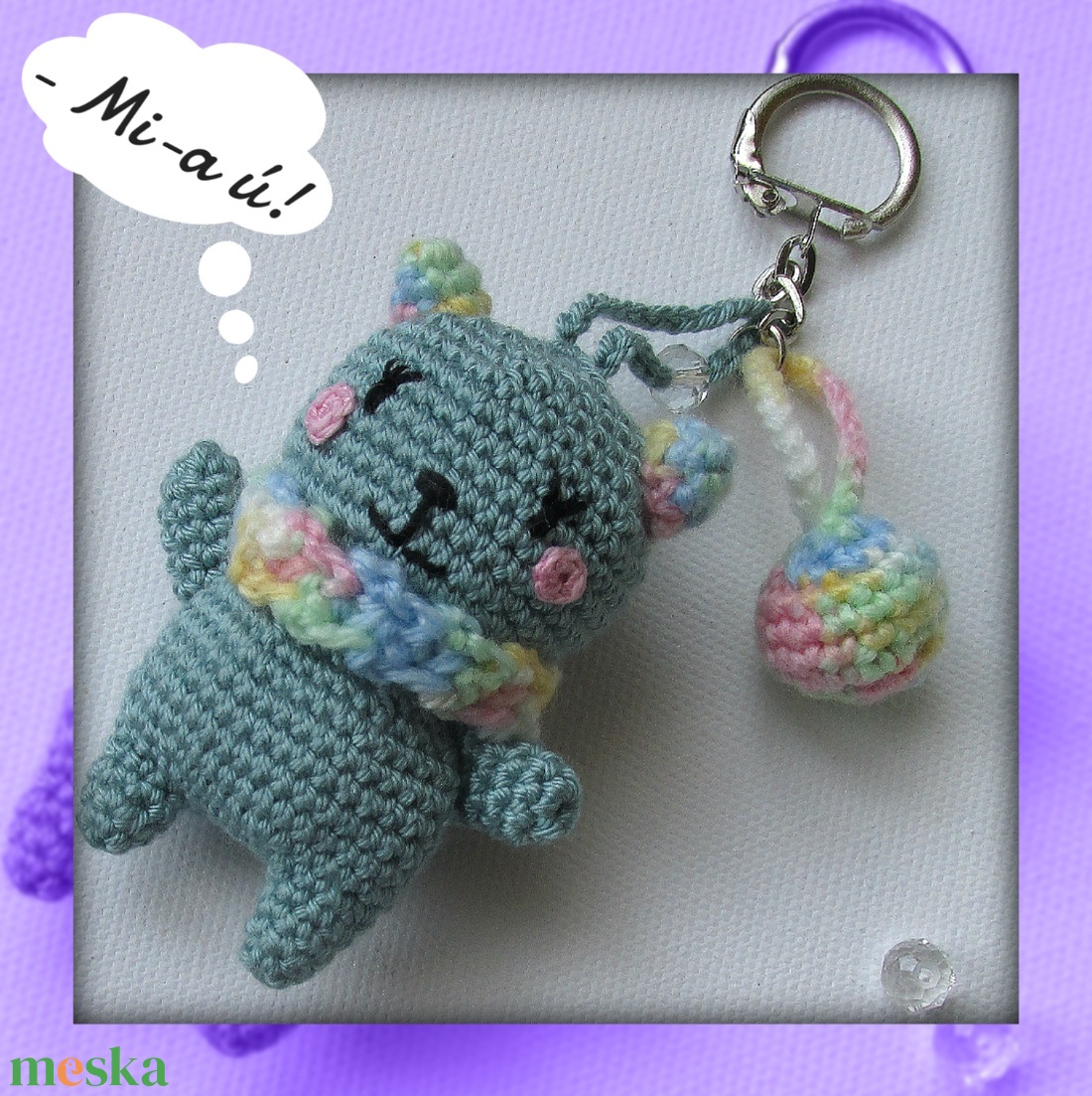 Amigurumi kulcstartó - táska & tok - kulcstartó & táskadísz - kulcstartó - Meska.hu