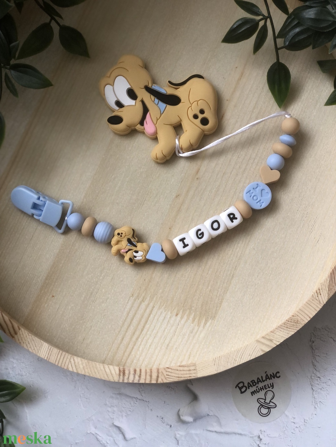 Rágcsalánc Plútó  - baba - mama - baba játékok - cumilánc - Meska.hu