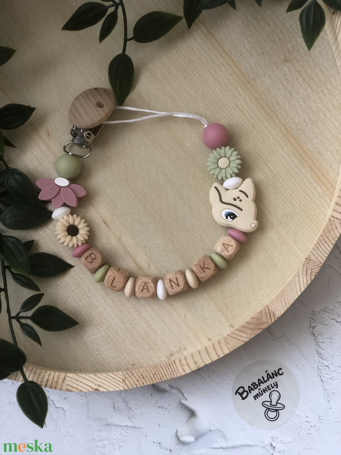 Cumilánc őzike - baba - mama - baba játékok - cumilánc - Meska.hu